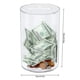 thumbnail image 2 of 1 alcancía transparente para adultos, alcancía de acrílico transparente, caja de cambio de dinero para ayudar a presupuestar y ahorrar, alcancía de monedas de ahorro que no se puede abrir, 2 of 4