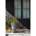 thumbnail image 5 of Veradek Demi Series 26" Tall Plastic-Stone Planter - Gray, 5 of 11
