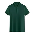 thumbnail image 1 of Camisa de manga corta con cuello para hombre: ventilación de malla, polo de golf de secado rápido, tallas M-XXXXL, 1 of 2