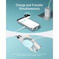 thumbnail image 4 of Anker MagGo USB-C Adapter, SD Card Reader for USB C iPhone 16/15 Series(Not for12/13/14), Portable Magnetic Memory Card Reader with Built-in Cable, Slots for SD&TF, 312MB/s Max Data Transfer(Black), 4 of 5