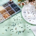 thumbnail image 4 of 1set 108G 12 styles Glass Twisted Beads Mixed style Mixed color 6~7x1.5~2mm Hole: 0.5~0.9mm about 9g/style, 4 of 5