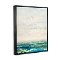 thumbnail image 3 of Stupell Industries Abstract Aerial Landscape Fluffy Clouds Distant Fields Painting Jet Black Floating Framed Canvas Print Wall Art, Design by Claire Cormany, 3 of 5