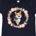 thumbnail image 4 of Inktastic Corgi Wreath for Dog Lovers Girls Baby Bodysuit, 4 of 5