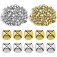 thumbnail image 1 of 100 cascabeles Nol (50 Pices D'argent Et 50 Pices D'or, 1,2 Cm), Mtal Petites Clochettes Grelots Pour La Dcoration De Nol La Maison Du Festiv, 1 of 5