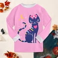 thumbnail image 6 of CAICJ98 Boys Allover Prints Pajamas 2 Pieces Long Sleeve Jammies Set Toddler Pjs Sleepwear Clothes for Kids Boys (Pink,3-4 Years), 6 of 7