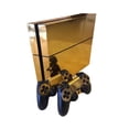 thumbnail image 2 of Golden Color Glossy Decal Skin Sticker for Playstation 4 PS4 Console + Controllers-, 2 of 5