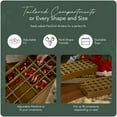 thumbnail image 5 of Covermates Adjustable Ornament Storage Bag  – 96 Standard Ornaments – (3) 4-Inch Trays, 5 of 7