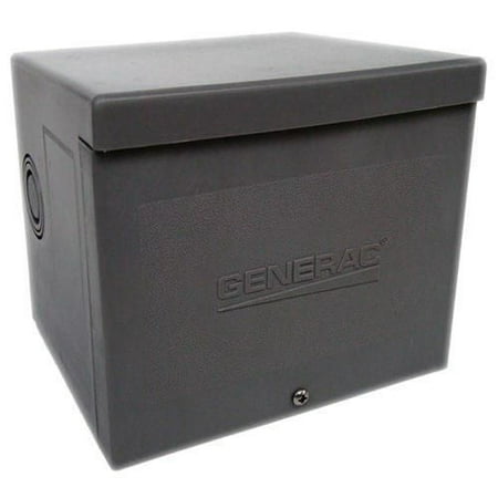 Volt Power Box - Generac 6338 Resin Enclosure/Glass-Filled Nylon Raintight Power Inlet Box 125/250 Volt AC 50 Amp