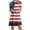 White, variant on OAVQHLG3B American flagSummer Dress for Women 4th of July Outfits for Women Summer Casual Boho Crewneck Short Sleeve Round-Neckl Print Beach Mini Dress