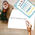 thumbnail image 5 of First Fathers Day Card, Happy Fathers Day for New Dad, 1st Fathers Day Gift from Baby Girl Boy, 5 of 6