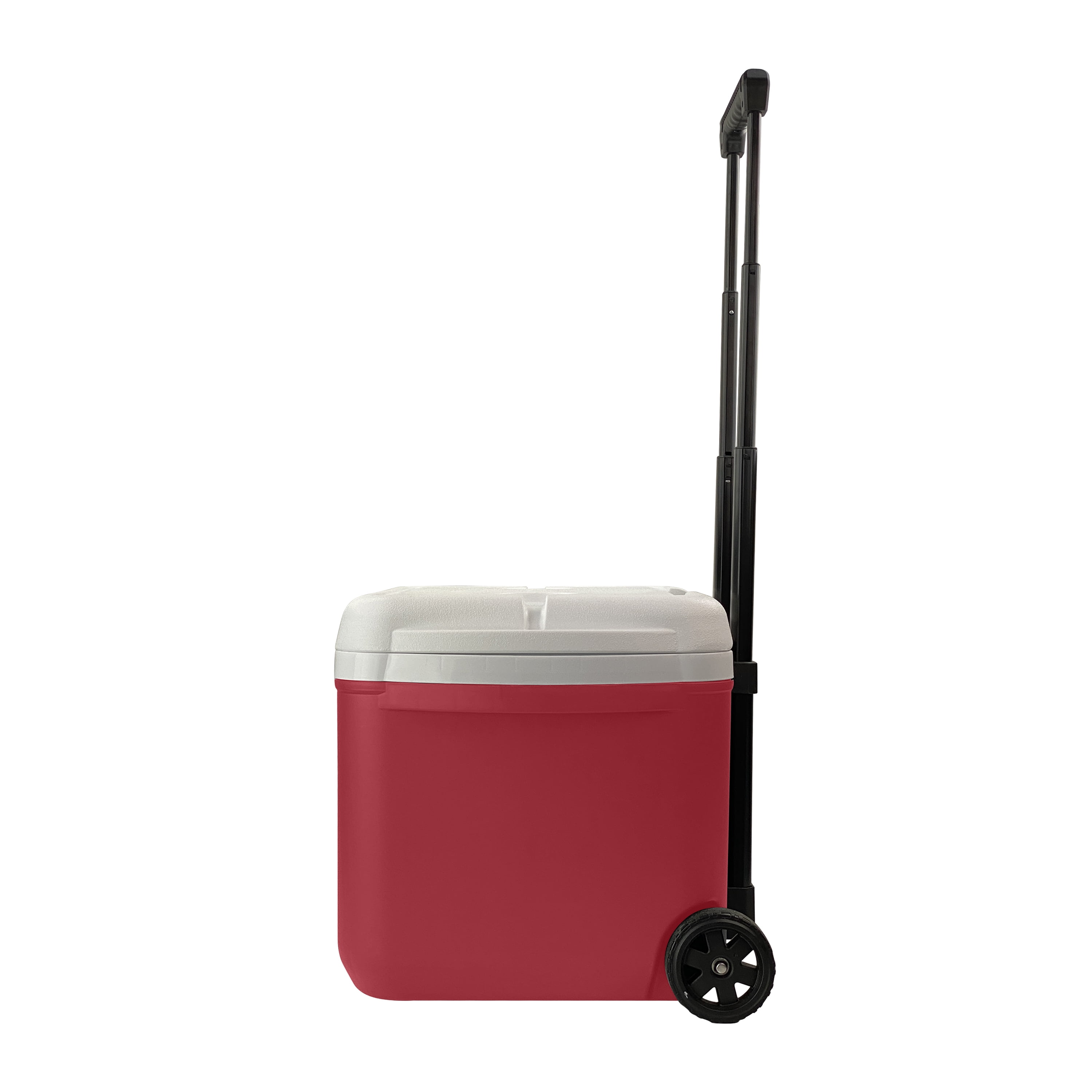 Ozark Trail 30 Quart Capacity Hard Side Wheeled Cooler, 42-Can,, Dark Red