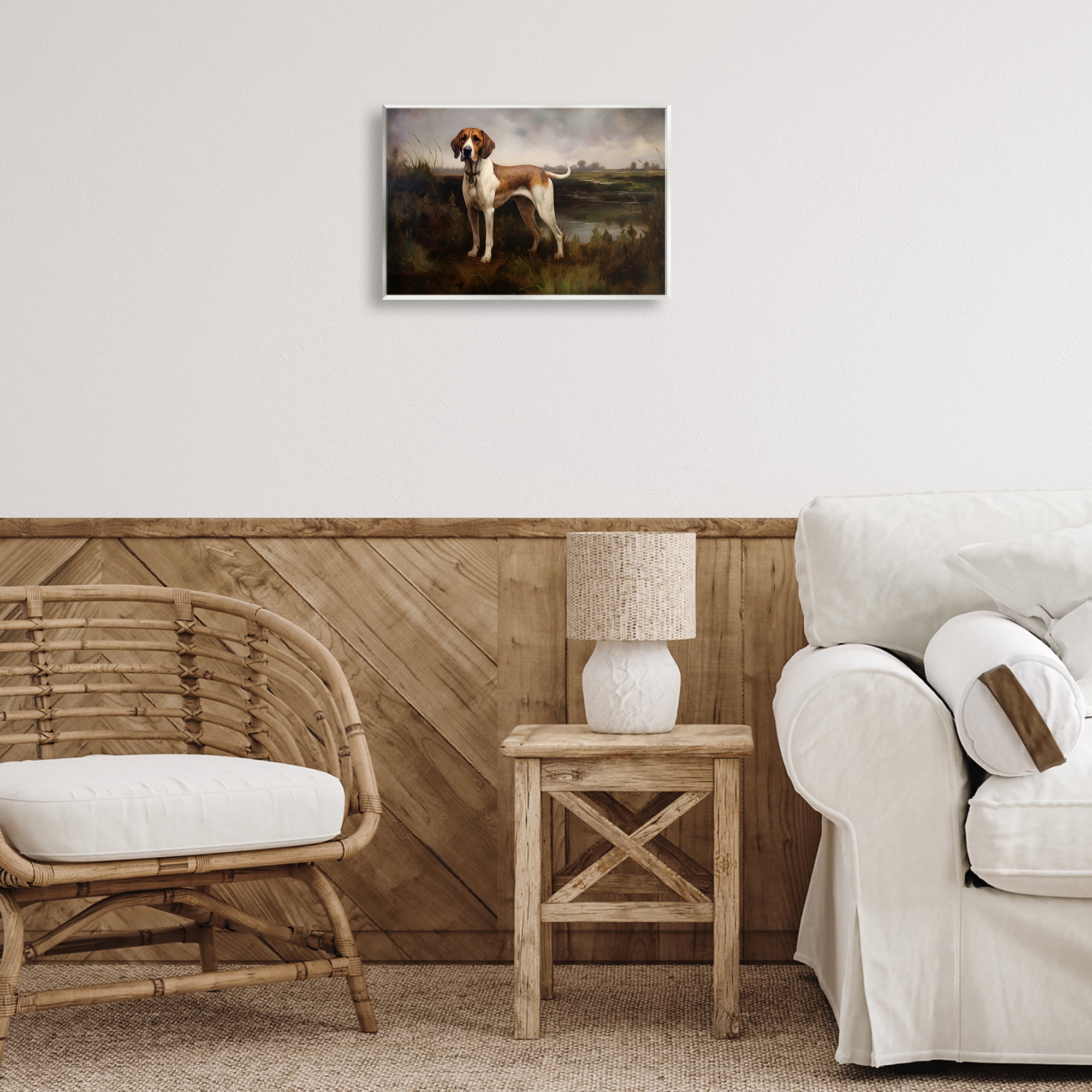 Stupell Industries On The Hunt Landscape Landscape Painting Unframed Art Print Wall Art, 15 x 10
