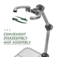 thumbnail image 3 of LOLIPPYY 8Pcs Action Figure Stand Grey Plastic Easy Assembly For Collectors Display And Collection, 3 of 8