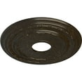 thumbnail image 3 of Ekena Millwork 15 3/8"OD x 3 5/8"ID x 1"P Dublin Ceiling Medallion (Fits Canopies up to 8 1/4"), Hand-Painted Stone Hearth Crackle, 3 of 6