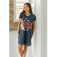 thumbnail image 5 of LazyOne Women's Nightgown, Funny V-Neck Sleep Shirt for Women (Ruff Night, L/XL), 5 of 7