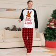 thumbnail image 3 of URMAGIC Christmas Pajamas Matching Sets for Family Red Plaid Tops and Pants Pjs Set Long Sleeve Xmas Sleepwear, 3 of 3