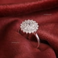 thumbnail image 5 of Diamond Flower Ring, Graduation Diamond Cluster Ring, 925 Sterling Silver Vintage Ring, Anniversary Ring, Promise Ring, 5 of 5