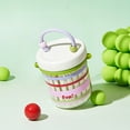 thumbnail image 1 of PEONAVET Tasse à Salade en Plastique Double Couche Tasse à Salade Bocal de Rangement Portable pour Fruits Récipient à Collation Hermétique Tasse à Salade de Fruits, 1 of 6
