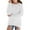 White, variant on Toddler Boys Girls Sweaters Casual Crewneck Long Sleeve Shirt Fuzzy Fleece Pullover Tops, Gray