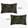 thumbnail image 2 of Pofeuu Color Summer Print Polyester Microfiber Plush Pillowcases, Super Soft and Cozy Pillow Case Covers with Envelop Closure（Pillow core not included）-16"x24", 2 of 6