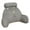 Grey, variant on Reading Pillows for Sitting in Bed Adult Velvet Back Rest Support Cushion for Sitting Up on Bed Couch Sofa Floor Watching TV Reading Gaming Dorm Essentials with Arms Support