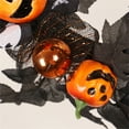 thumbnail image 4 of sruoe Halloween Decorations, Halloween Wreaths for Front Door, Artificial Wreaths, Indoor Outdoor Halloween Decor, Front Door Wreaths, Pumpkin Decoration Wreath, 4 of 6