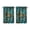 Aloha S, variant on Hawaiian Floral & Tropical Leaf 2-Piece Kitchen Curtains 27.5x36 Inch Colorful Exotic Design Panels