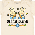 thumbnail image 4 of Inktastic 1st Easter Twin Boys Bunny Boys Baby Bodysuit, 4 of 5
