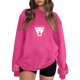 thumbnail image 1 of Moonsky Sudadera pop Demon Hun/er, sudadera Huntrix con cuello redondo, jersey de manga larga para mujer y hombre, ropa de calle, moda urbana (Rosa fuerte XL), 1 of 3