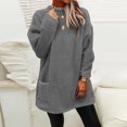 thumbnail image 4 of Neewe Womens Sweaters Long Sleeve Shirts Crewneck Sweatshirts Loose Casual Tunic Tops, 4 of 6