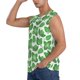 thumbnail image 3 of Balery Green Leaves Camisetas sin mangas para hombre, absorbe la humedad y protege contra el mal olor.-Medium, 3 of 7