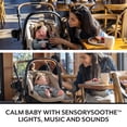 thumbnail image 4 of Evenflo Shyft Intuiti+ Travel System Featuring Revolve180 LiteMax NXT Preemie and Infant Car Seat with SensorySoothe and Green & Gentle (Jasper Black), 4 of 8