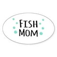 thumbnail image 1 of CafePress - Fish Mom Sticker - Sticker (Oval), 1 of 1
