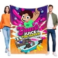 thumbnail image 1 of El Show del Jugo de Guayaba anti-pilling, suave, ligera, esponjosa y acogedora de lujo para hogar y cocina – Perfecta para niños y adultos,200X150cm, 1 of 6