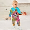 thumbnail image 3 of Super Kitties Baby Footless Rompers, Long Sleeve Baby Onesie Jumpsuit for Boys Girls, 3 of 8
