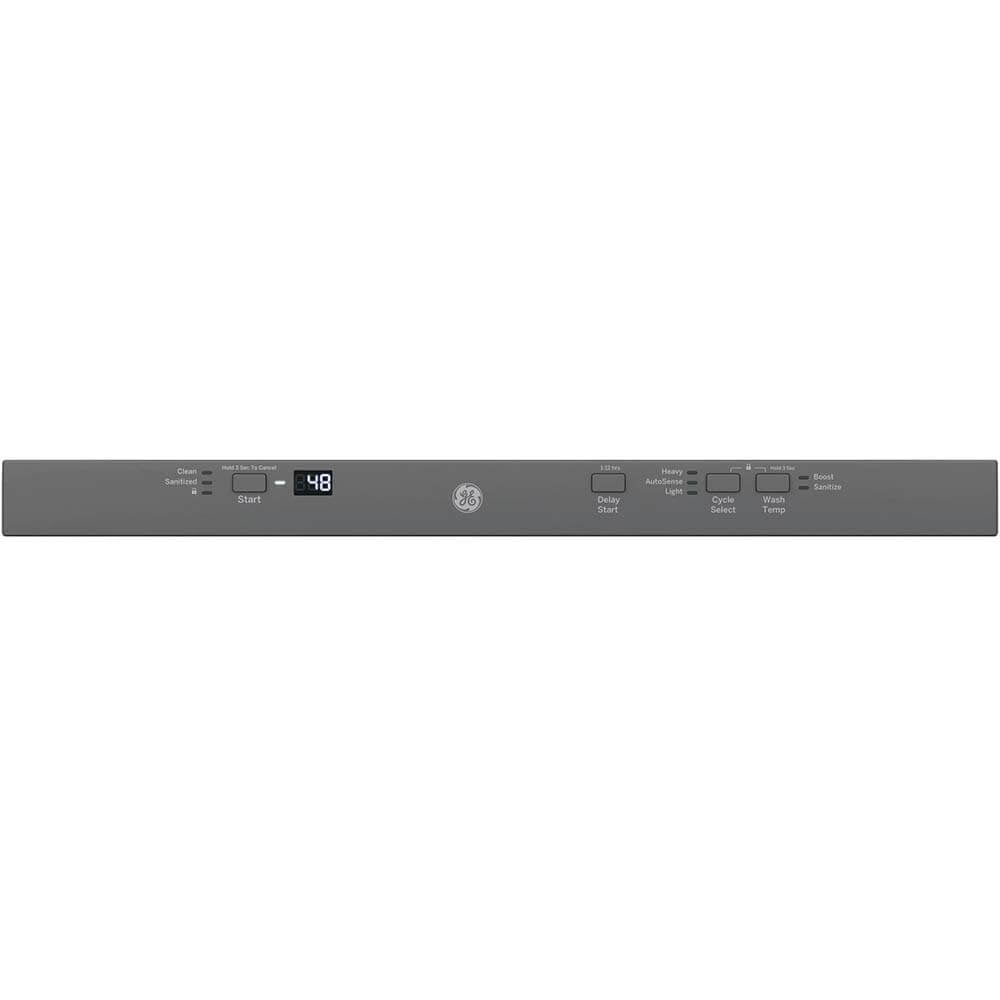 GE® ADA Compliant Stainless Steel Interior Dishwasher with Sanitize Cycle