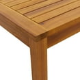 thumbnail image 5 of vidaXL 43.3" Solid Acacia Wood Waterproof Outdoor Dining Table with Assembly Manual, Brown, 5 of 7