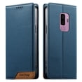 thumbnail image 1 of Funda Tipo Cartera de Cuero Sintético para Samsung Galaxy S9 Plus Bloqueo RFID, con Ranuras para Tarjetas y Bolsillo para Efectivo, Cierre Magnético Fuerte Azul, 1 of 6