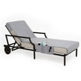 Linum Home Textiles Chaise Lounge Cover with Side Pockets