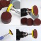 thumbnail image 5 of Juego de 50-100 Uds. De discos de lijado de 2 pulgadas, Kit de almohadillas para amoladora de taladro, herramientas rotativas con placa de respaldo, incluye papel de lija de grano 60-2000, 5 of 5