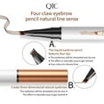 thumbnail image 3 of 2024 New Magic Eyebrow Pencil, 3D Waterproof Long-Lasting Eyebrow Pen, Natural Fine Stroke Microblading Eyebrow Pencil,Light Brown, 3 of 6