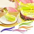 thumbnail image 2 of JoyMoreHome Cake Slicer and Cutter Cake Server Knife Rose Red Lifter Tool for Birthday Wedding Party Desserts Pastry Bread Pizza Divider Slicer, 2 of 4