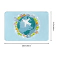 thumbnail image 3 of Uemuo Dreaming Travel Printed Door Mat Indoor Doormat 16"x24",Front Back Door Mats Non Slip Entrance Rugs,Inside Doormats for Entryway, 3 of 9