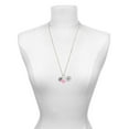thumbnail image 3 of Delight Jewelry Silvertone Live in Circle - Light Pink Heart Nurse Strong Zoe Necklace, 3 of 4