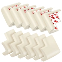 Casewin Child Safety Furniture Corner Guards and Edge Protector for Baby, Soft Baby Proofing Corner Guards & Edge Protectors - Pre-Taped Table Corner Protector White