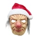 thumbnail image 1 of Máscara de látex navideña, máscara facial realista, tocado realista para carnavales. Payaso, 1 of 9