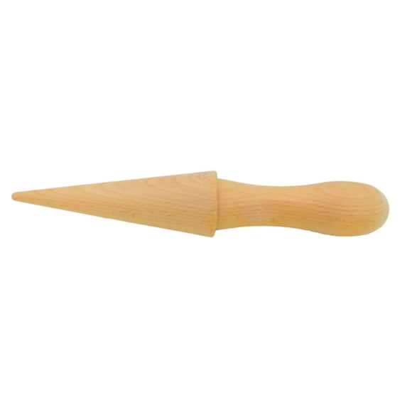 Fabricante de conos de de madera Rodillo de cono de madera Herramientas de decoración para hornear ligeras Rollo de huevo de bricolaje portátil