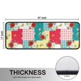 thumbnail image 5 of Kitchen Rugs Sets Of 2,Pioneer Flower Floral Print Pattern Anti Fatigue Kitchen Mat Rugs Non Slip Washable,Decorative Kitchen Floor Mats for Kitchen,Sink,Laundry,17X47 Inch, 5 of 5