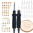thumbnail image 3 of U.S. Solid Dual Pyrography Pen Wood Burning Kit with 3 Tips, 2-in-1 Solid-Point 200℃~480℃ and Wire-Nib 250℃~750℃, 3 of 5