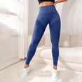 thumbnail image 7 of Resicozy 3D Cellulite Leggings Womens Compression High Waisted Compression Leggings Butt Lifting Workout Leggings Navy M, 7 of 7